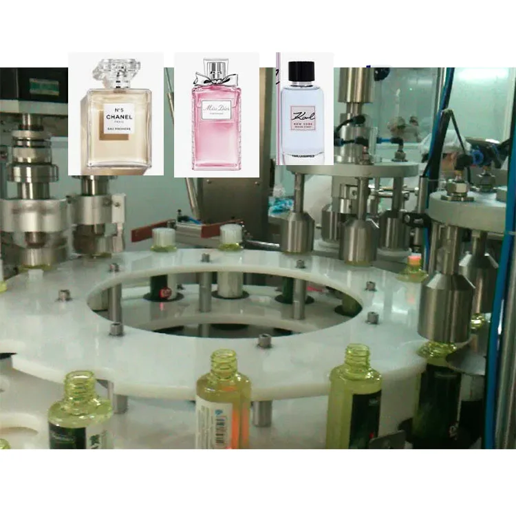 universal use glass bottle perfume filling machine multifunction new design 2022 practical