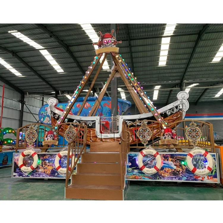 China Manufacturer 12 Seats Kids Mini Viking Boat Pirate Ship For Sale