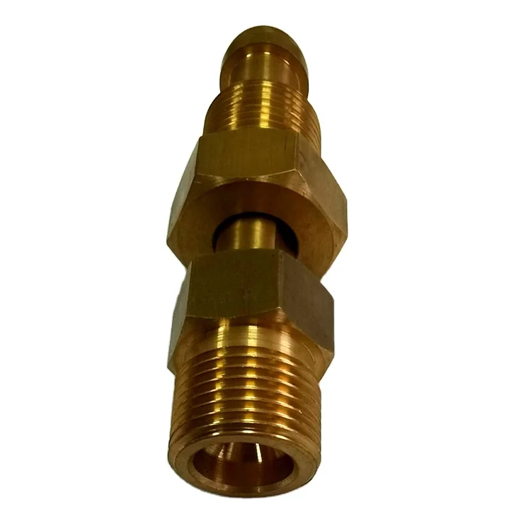 
Copper Adapter for Gas Cylinder one connect CGA540 valve another side G5/8 HY-BC01 