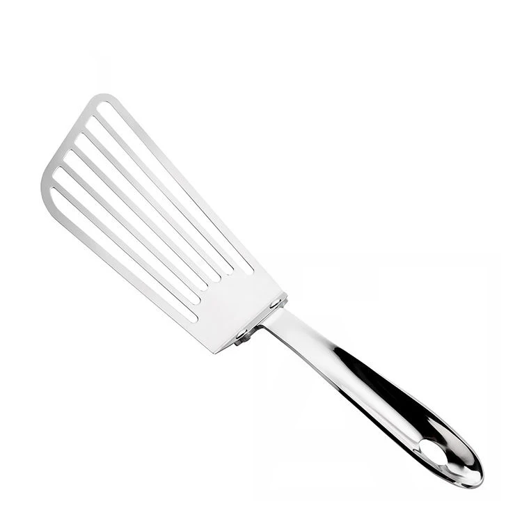 Stainless Steel Spatula Fish Flipping Kitchen Tool Meat Steak Turner Pizza Peel Shovel Slotted Spatula