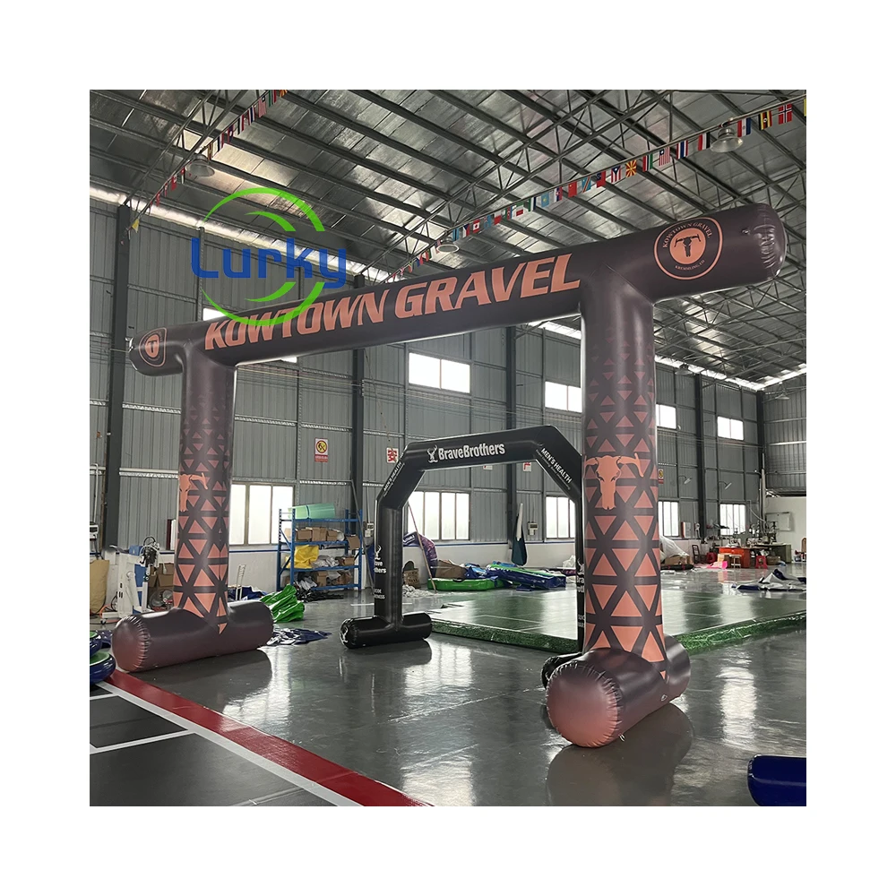 Custom Inflatable Gate Arch Finish Line Archway Gate Inflatable Running Arch