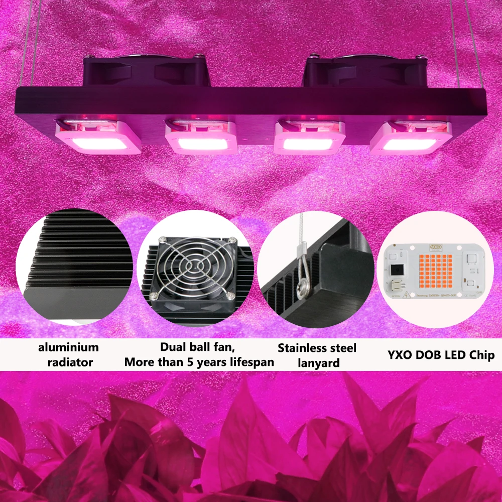 Best indoor plant growth lamp uv ir led grow lights board LM283B 200w led grow light shengzhen