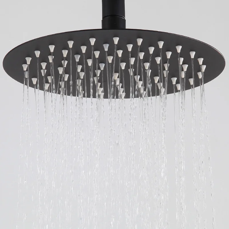 304 Stainless Steel Smart Thermostatic Shower Set Booster Nozzle Cross Shower Hot And Cold Shower Set