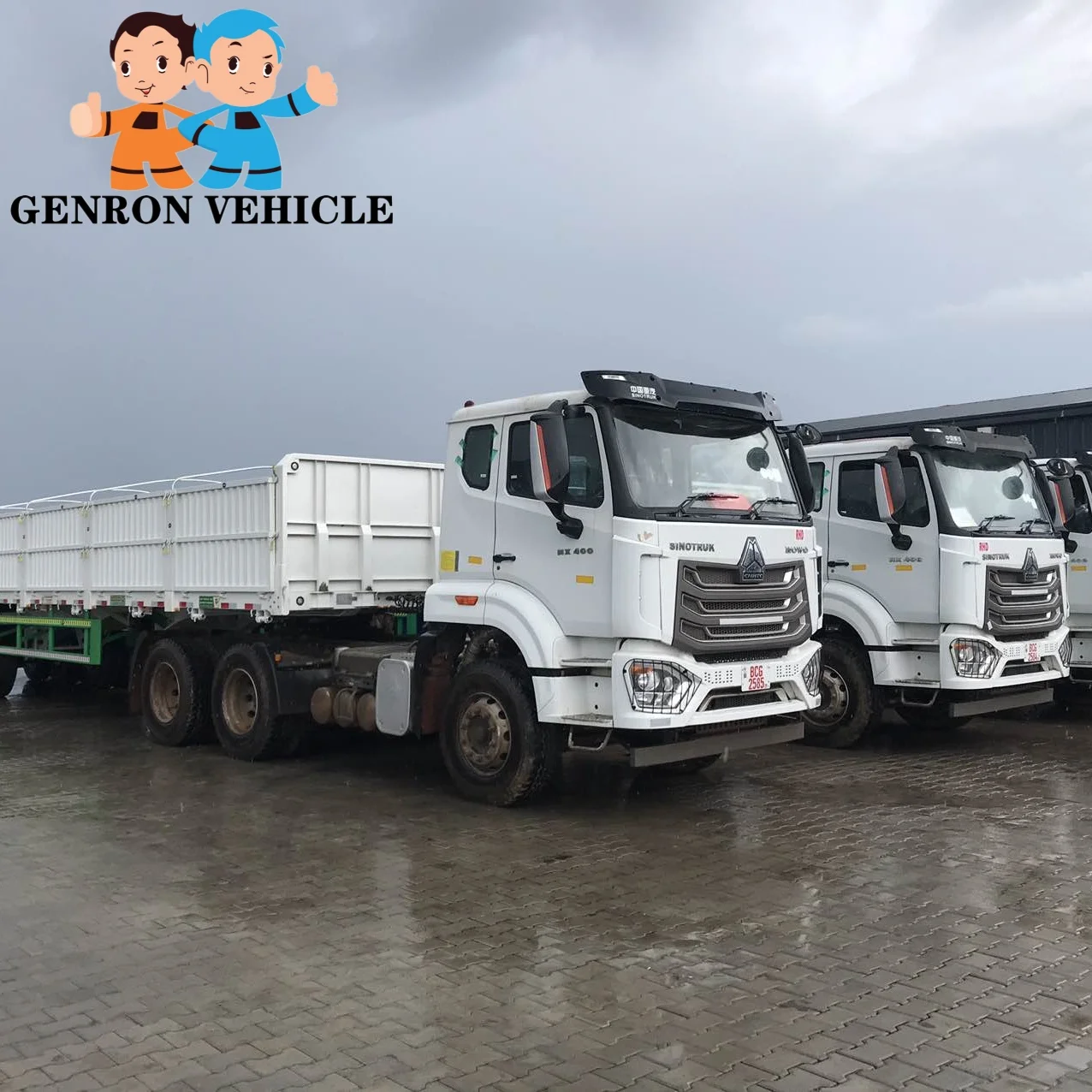 2024 Новое поступление Sinotruk Howo NX 380HP Euro II 10 шины 6x4 тягач для лошадей