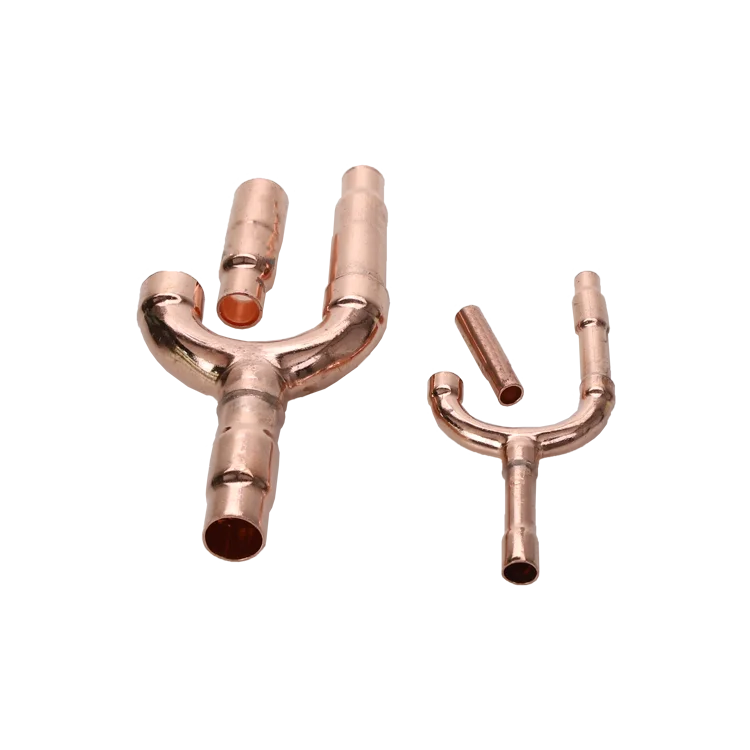 HENGSHI Refnet Copper Branch Pipe Fitting for Daikin Hitachi Midea VRV Air-Conditioning System