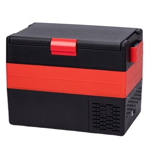 High Capacity 42L Car Fridge with Battery Portable Auto Refrigerator DC 12 V Car Electric Cooler