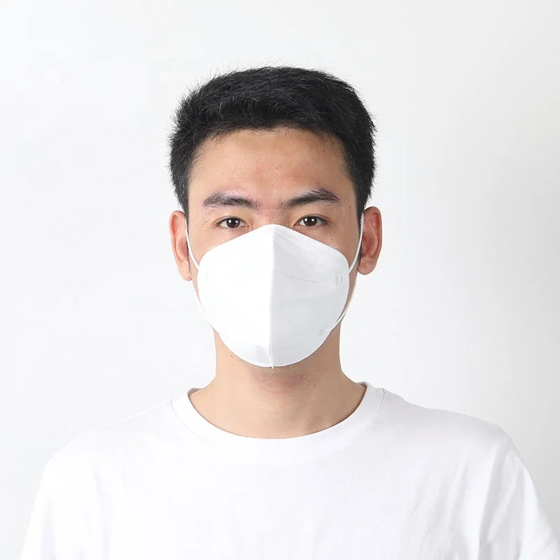 Wholesale 5 layers Anti Dust Virus Disposable Protective Respirator KN95 Face FFP2 Mask With Mass Stock