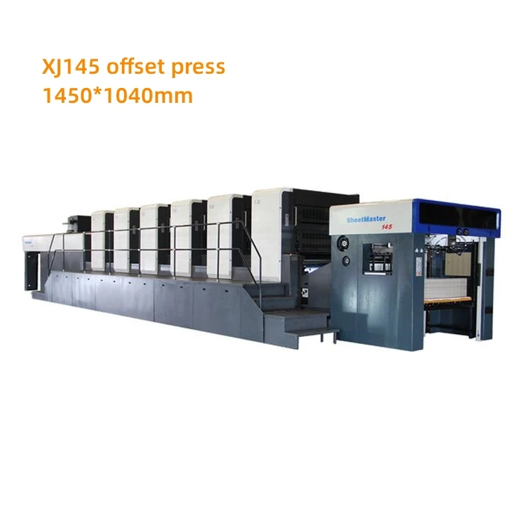 press machine large format printing  XJ145-6 for beer box beverage box  milk box printing