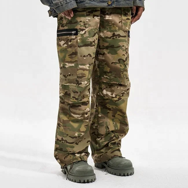 Stylish look cargo pants men stock hot selling work pants for men dropship