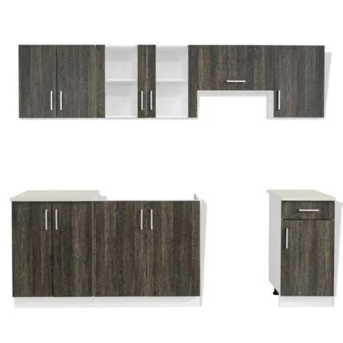 Melamine/PVC Thermofoil Kitchens Cabinet by China Wholesale Prices