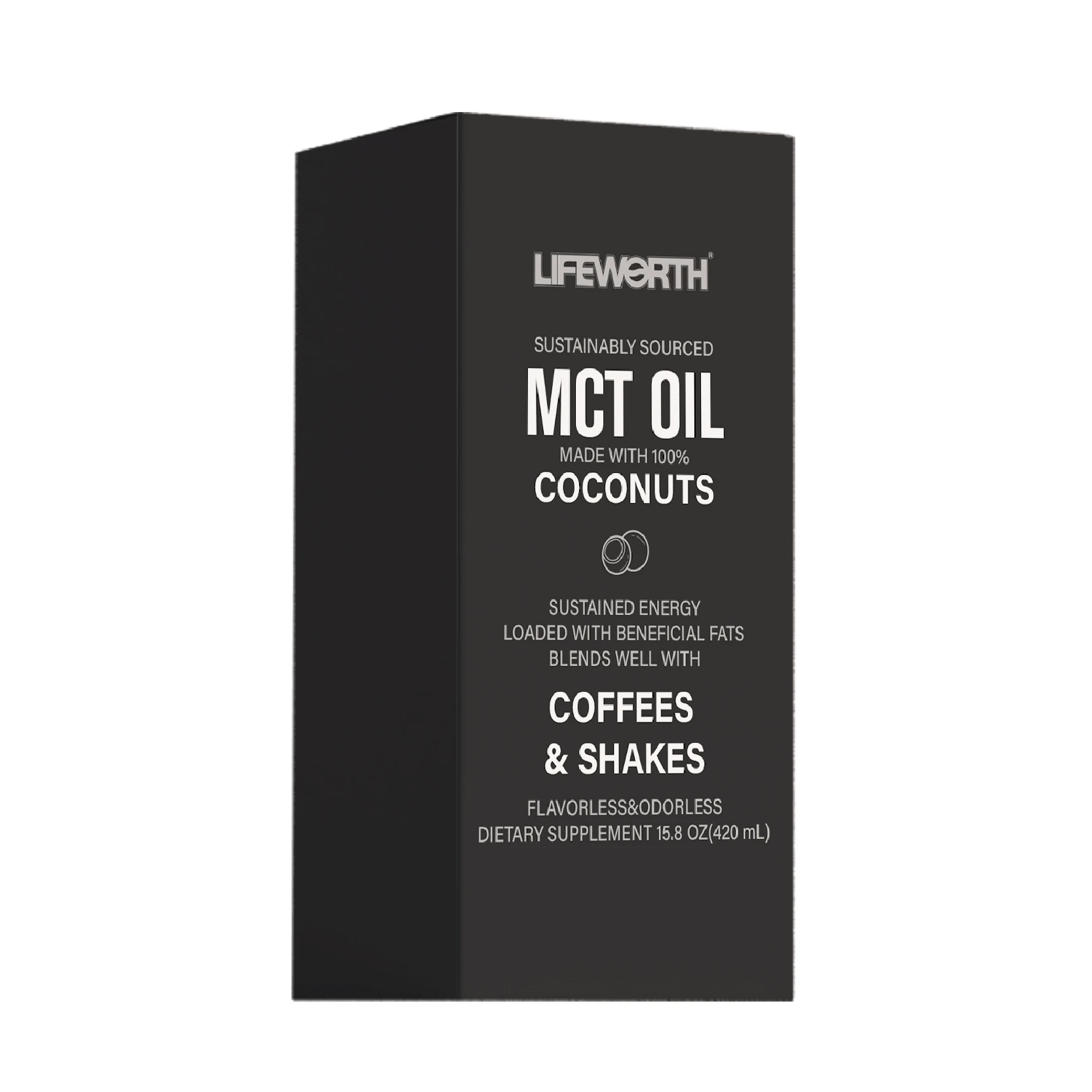 Органическое Масло MCT C8 Keto от Lifeworth для поддержания
