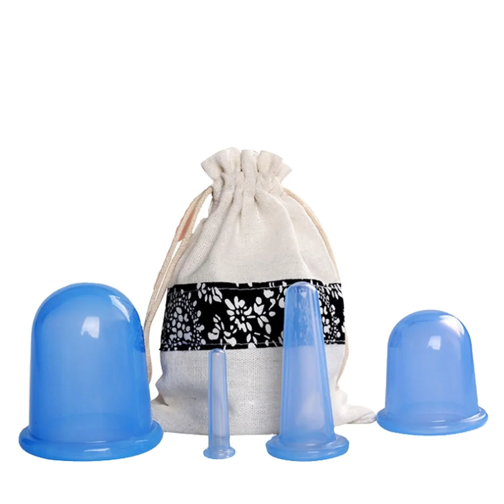 Medical Silicone Hijama Therapy Suction Massage Cup Vacuum Cup Facial Cup Silicone Anti Cellulite cupping