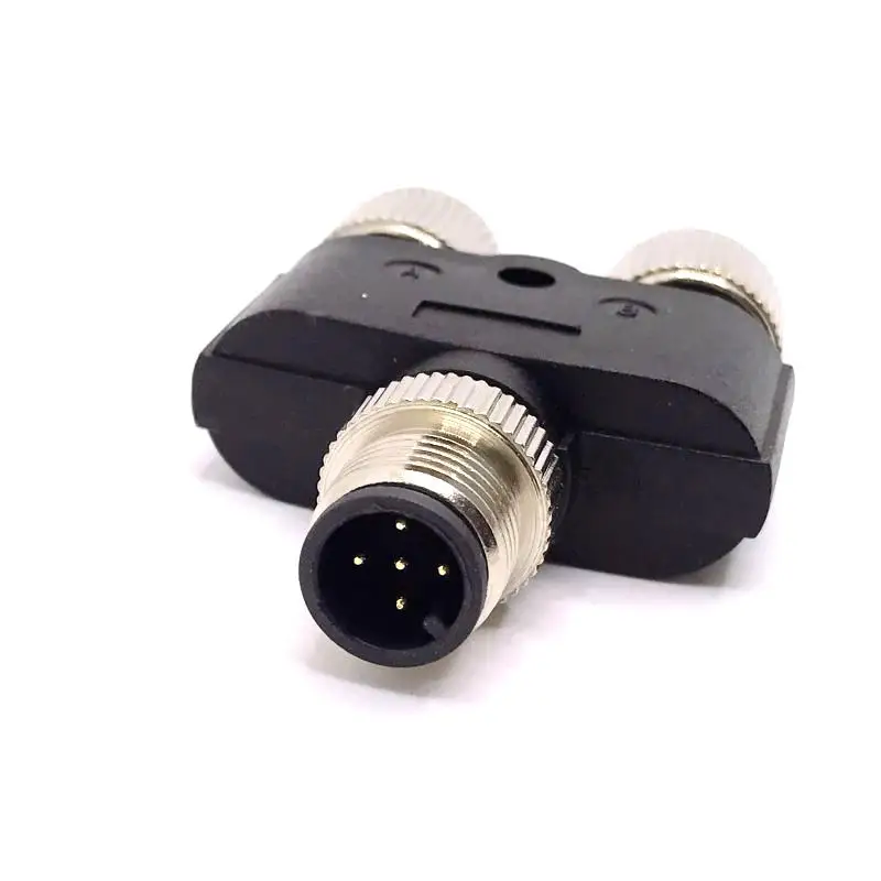 A Code M12 5 Pins Circular Sensor Splitter Connector M12 Adapter 5 Pin for Sale