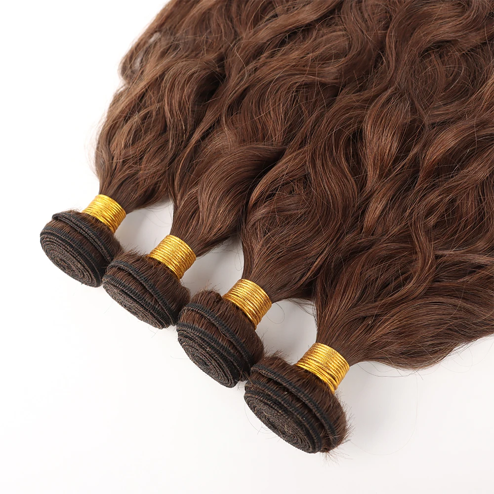 14-24 inches chestnut brown hair weft 100% human russian hair extensions natural human hair bundle