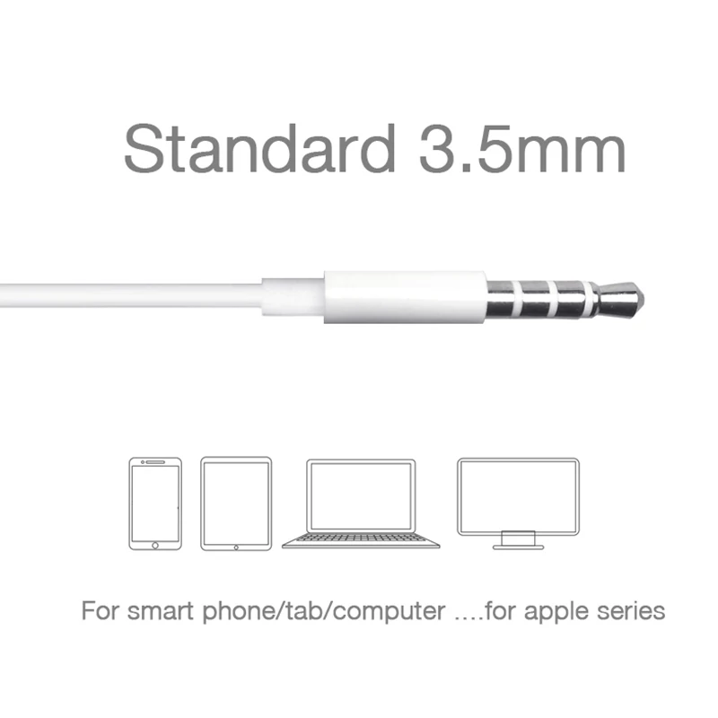 Проводные наушники для мобильного телефона с разъемом 3,5 мм, наушники-вкладыши, гарнитура для iphone 5, 6, 7, 11, 12, 13, наушники apple