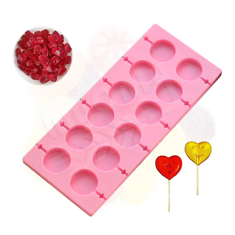 MYONLY Mold De Pyramid Chocolate De Polycarbonate Heart Shape Christmas Leaf Silicone Mold for Make Lollipop