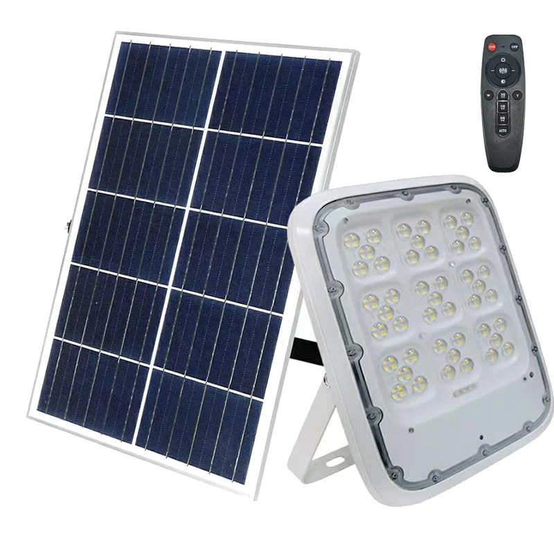 Solar Flood Lights Outdoor Waterproof Reflector Solar 100w 200w 300w LED Solar Powered Floodlight With Remote Control
