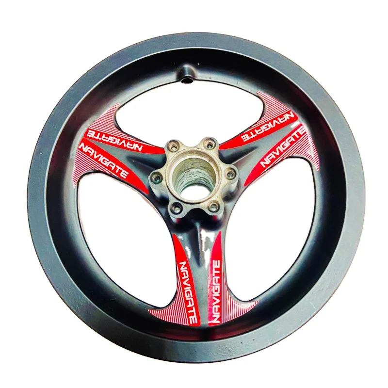 12 inch MH-X18 Tri Spoke Magnesium Alloy folding Bike Wheel Rim