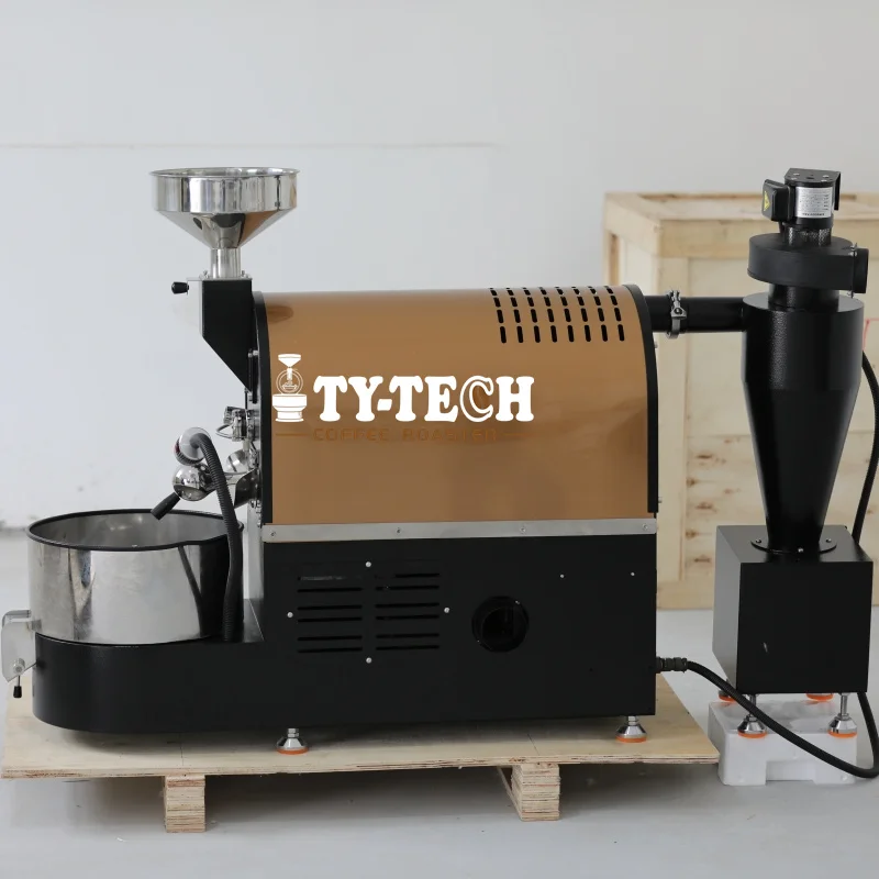 TY-TECH 2kg coffee bean roaster 1kg 1.5kg 2.5kg coffee roasting machine propane roaster coffee roasting equipment