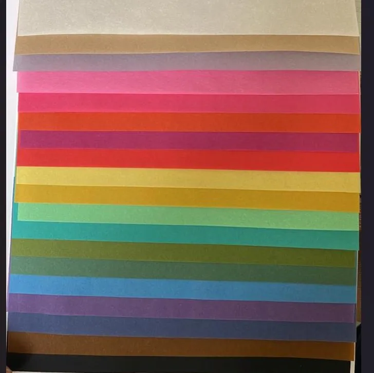 High performance textile tubes for yarns Colored Genuine Vegetable Parchment Paper .