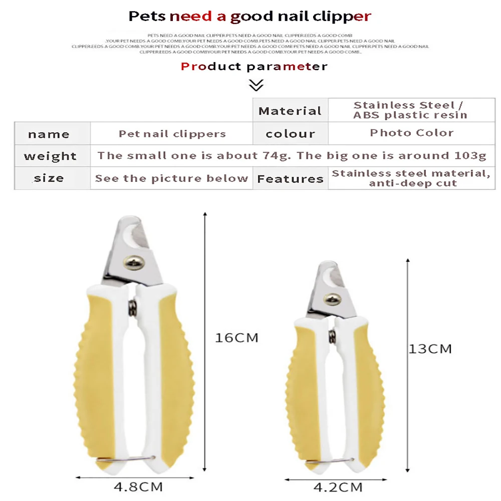 Pet Nail Scissors Pet Nail Cutter Nail Clipper Pet