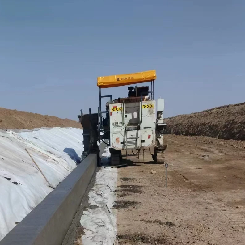 NC1300 concrete slip form paver porcelain pavers over concrete of 2m wide pavement in Inner Mongolia