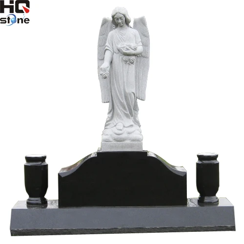 HQ STONE the virgin mary headstones mary statue headstone marble shanxi black tombstone