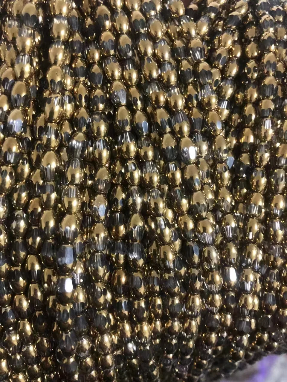 Незакрепленные бусины 4*6 мм для изготовления ювелирных изделий из полудрагоценного камня