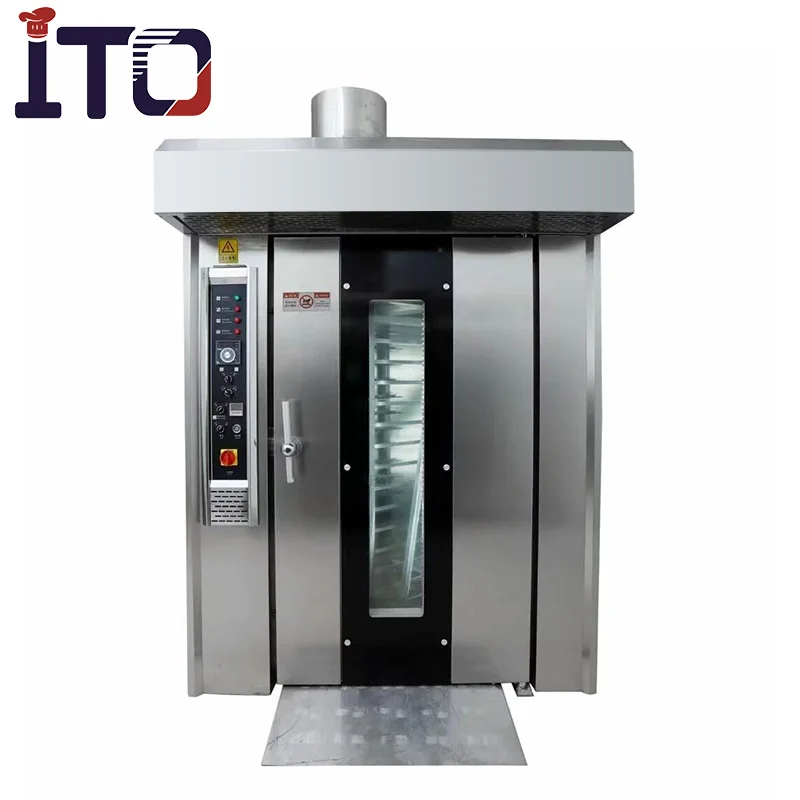 Bakery Machine Industries 16 Tray Electric Rotary Rack Oven For Sales