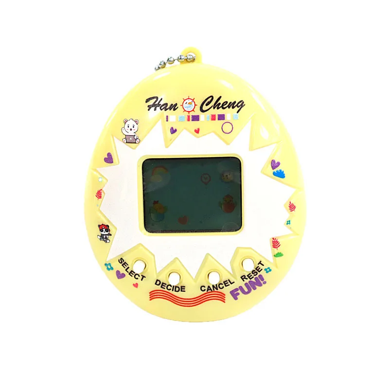 Transparent Electronic Pets Game Tamagotchi Handheld Game Console Toy Virtual Cyber Digital Pet Pixel Funny Gift Play Toy