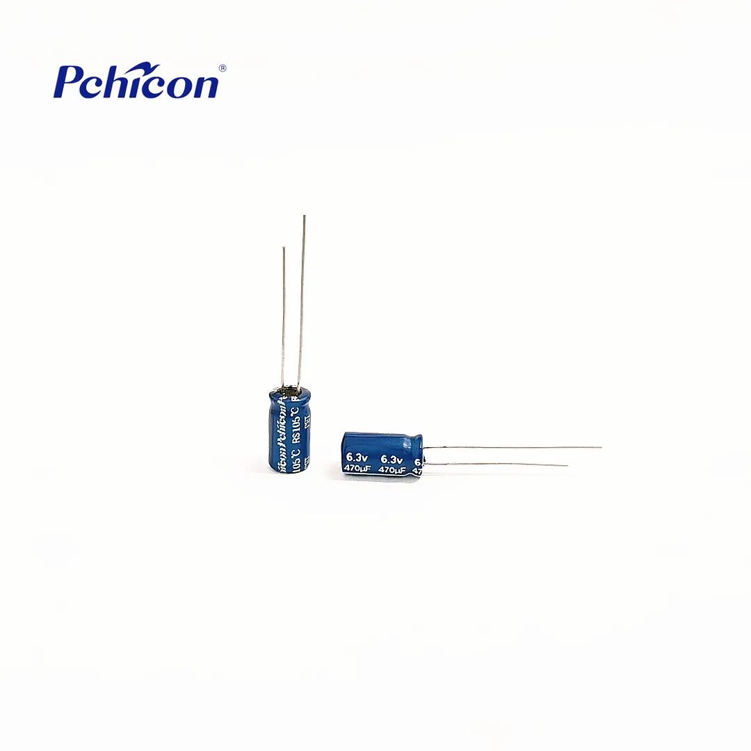 Pchicon 470uF6.3V 6,3*9 мм RS 8000hrs низкая ESR Алюминиевые Электролитические Конденсаторы
