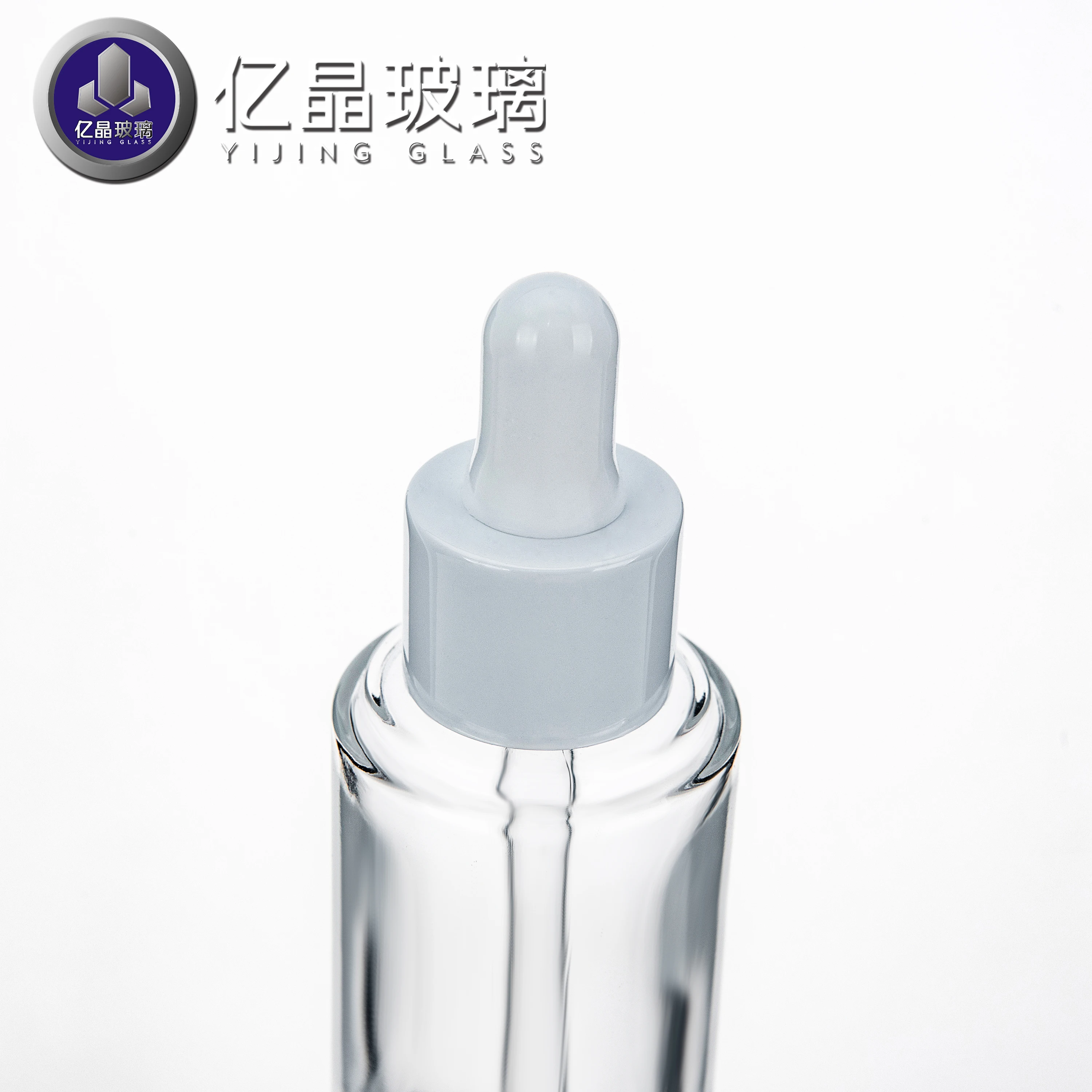 Glass essential oil bottle 35ml glass ABS silicone cosmetic bottle with customized color glass jar essential oil bottle