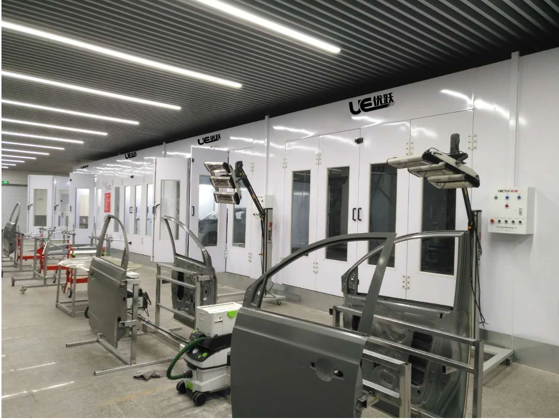 Автомобильная кабина для распыления краски UE-Econ, сертифицированная кабина для распыления краски в комнате, кабина для распыления краски