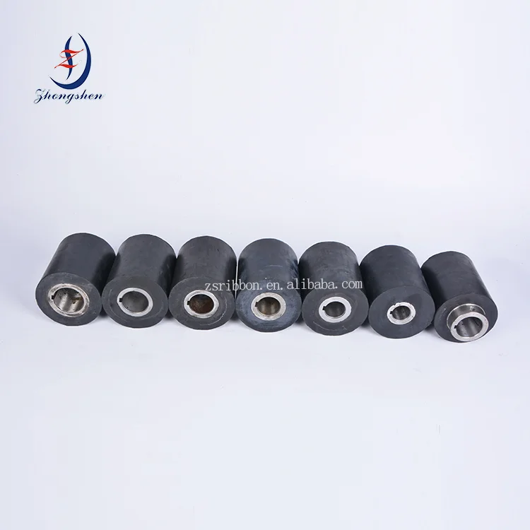 Layer Chicken Cage Automation Egg Conveyor System Spare Parts Black Rubber Roller For Poultry Farm