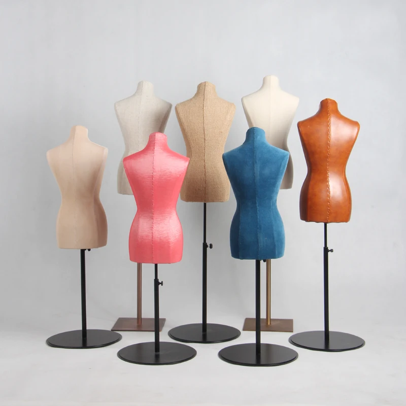 fashion cotton covered mini bust neckform mannequin for jewelry display