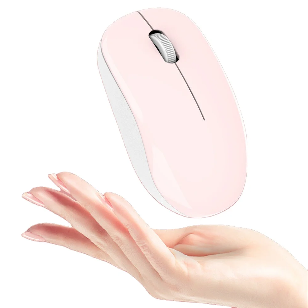 Cost-effective 2.4GHz Wireless Computer Mouse Laptop Notebook PC 3D Wireless Mouse with Silent Click Customized