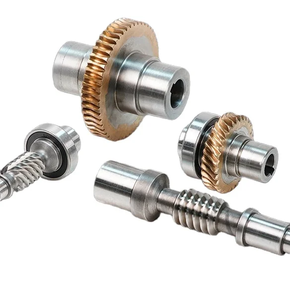 Best quality  nickel white worm gear shaft