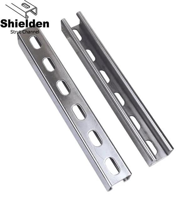 Galvanized metal stainless steel uni strut 4 inch structural perforated c channel steel suppliers