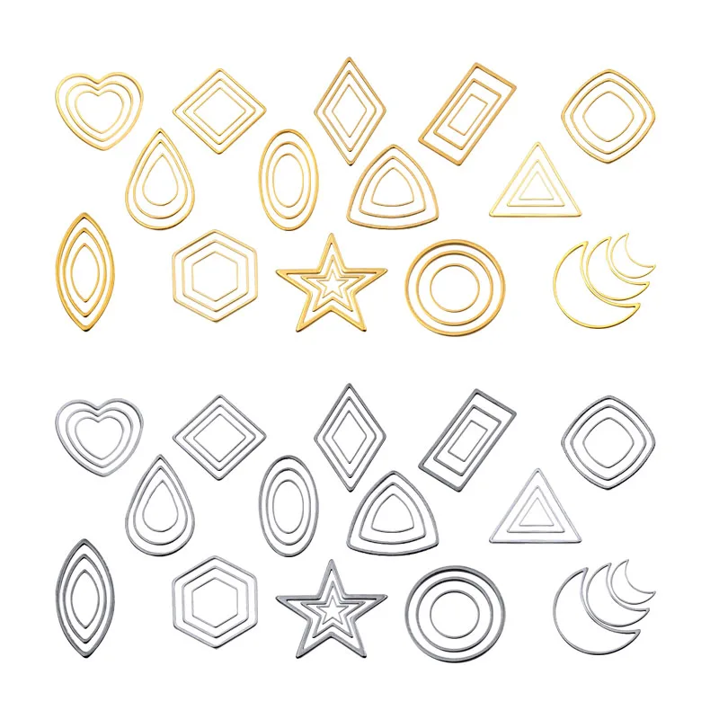 Подвеска из нержавеющей стали с геометрической фигурой