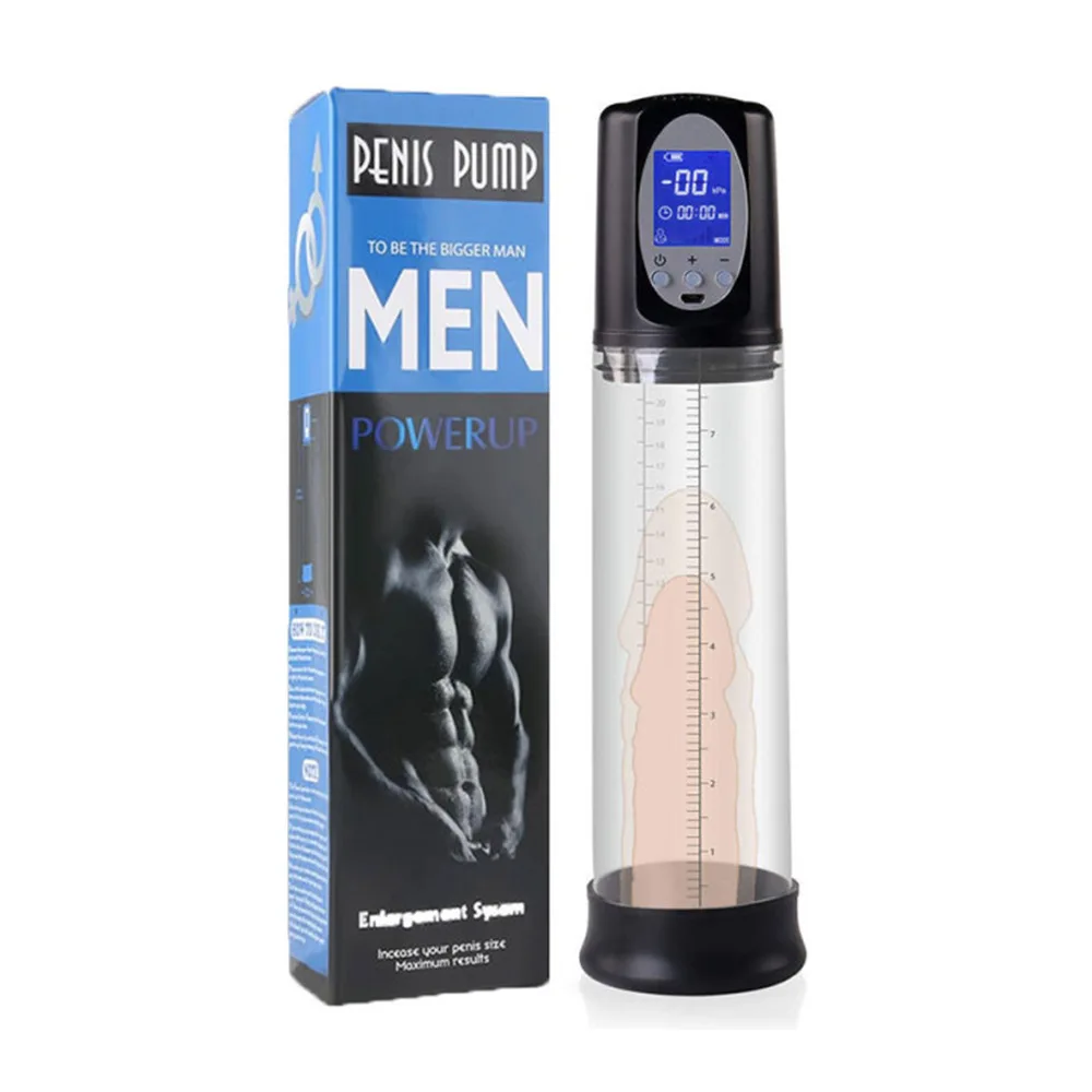 Hulamy Penis Vacuum Pump for Male ED Enhancement Erectile Enlargement Penis Enlarger become bigger