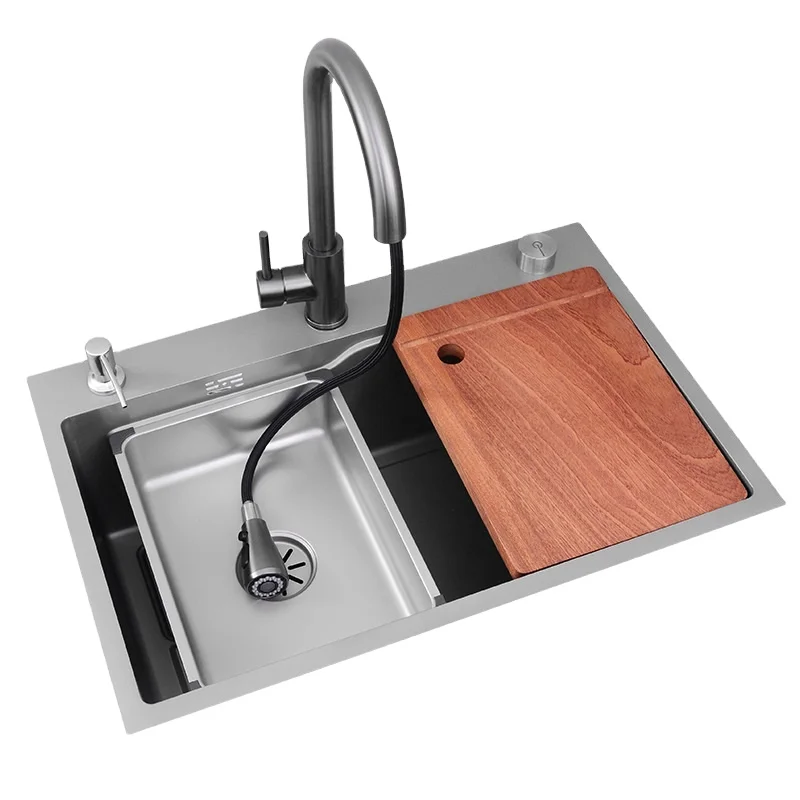 LANDOO Fregaderos De Cocina Kitchen Undermount Bowl Basin 304 Stainless Steel Kitchen Sink