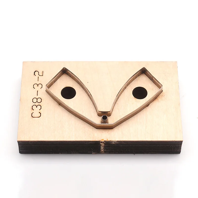 3pcs Bowknot Wooden Mold Leather Cutting Press Scrapbooking Book Leather Cutting Mold Wood die Cut Bow clicker Press