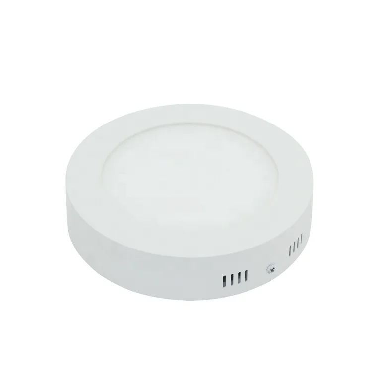 Factory price CE RoHS white indoor round 120mm 170mm diameter surface mount recessed 6W 12W 18W 24w led panel light