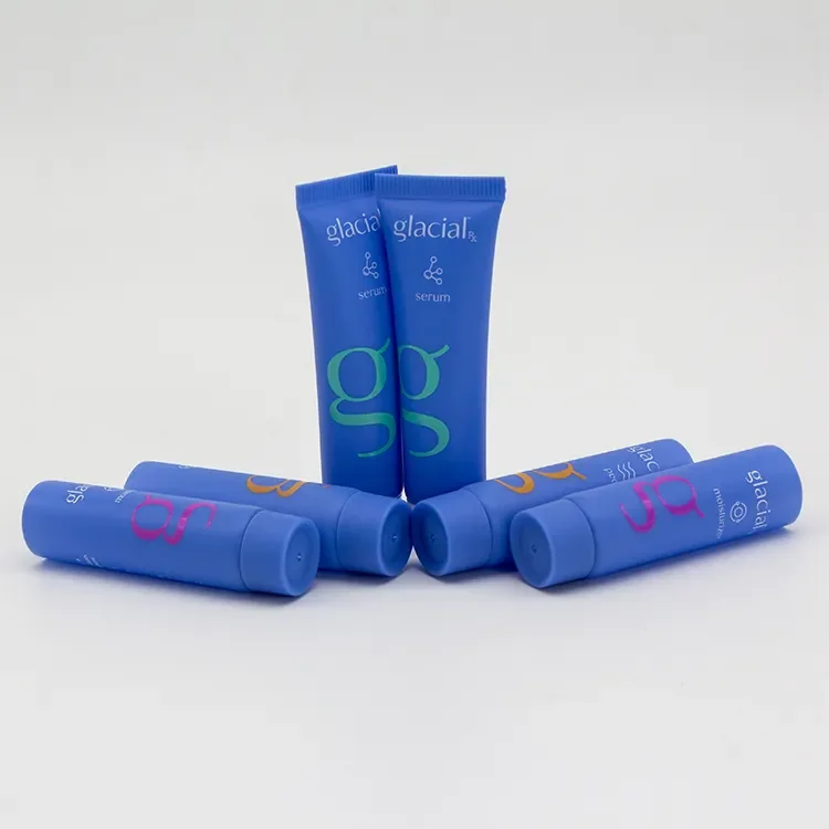 PE empty cosmetic packaging containers soft plastic lip gloss tube