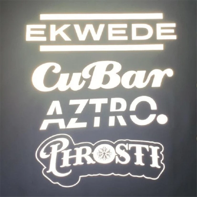 BRIGHE SILVER HOT FILM ENGRAVING REFLECTIVE LETTERS PRINTED ON TARPAULIN  REFLECTIVE LETTERS