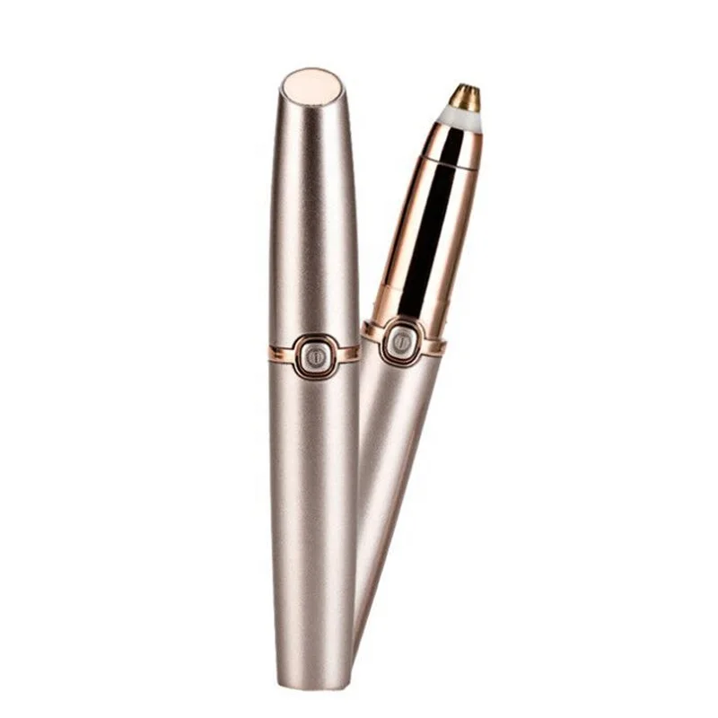 Cheapest Fashion Electric Lady Epilator Eyebrow Removal Pen Machine Facial Hair Remover