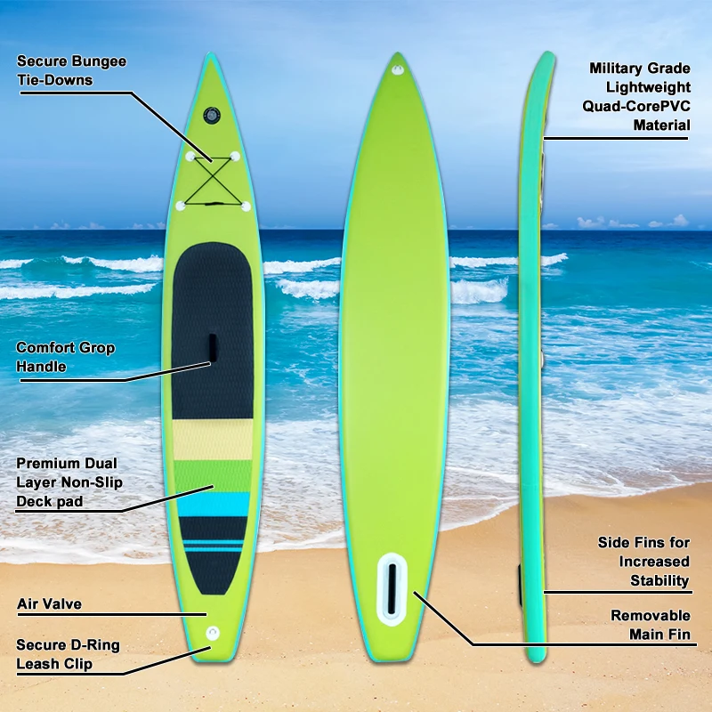Factory Manufacturing Inflatable Racing SUP Soft Board SUP Stand Up Paddle Board