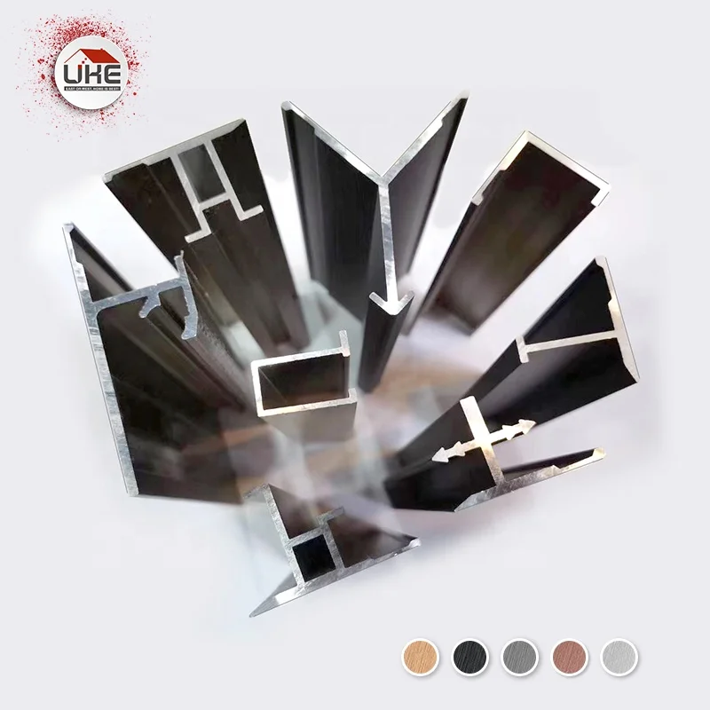 Italian design luxury home restaurant decoration materials aluminum wall corner guard 18MM thick MDF Invisible wall profiles