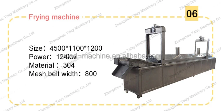 
fried chicken fryer production line battered chips frying industrial chicken cutting machine 