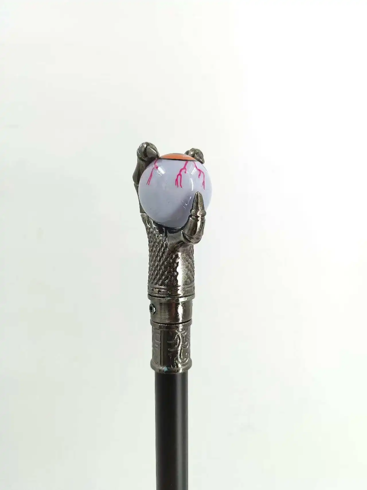 Dragon Claw metal cane with rolling glowing eyes Halloween Costume cane Christmas gift Stick for everyone